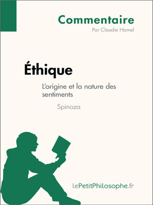 cover image of Éthique de Spinoza--L'origine et la nature des sentiments (Commentaire)